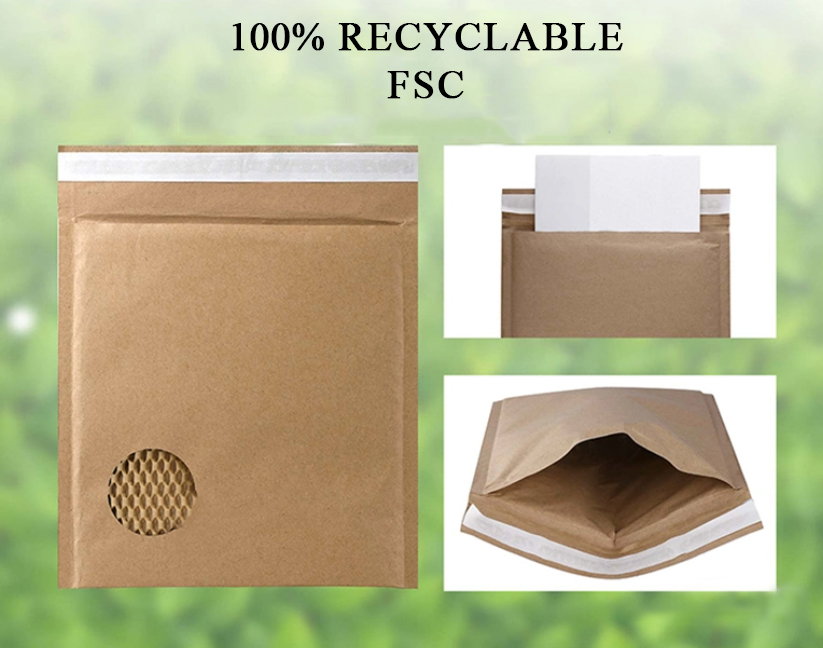 Honeycomb Padded Mailer: Ngucapake pamit kanggo kemasan plastik sing ora bakal ilang