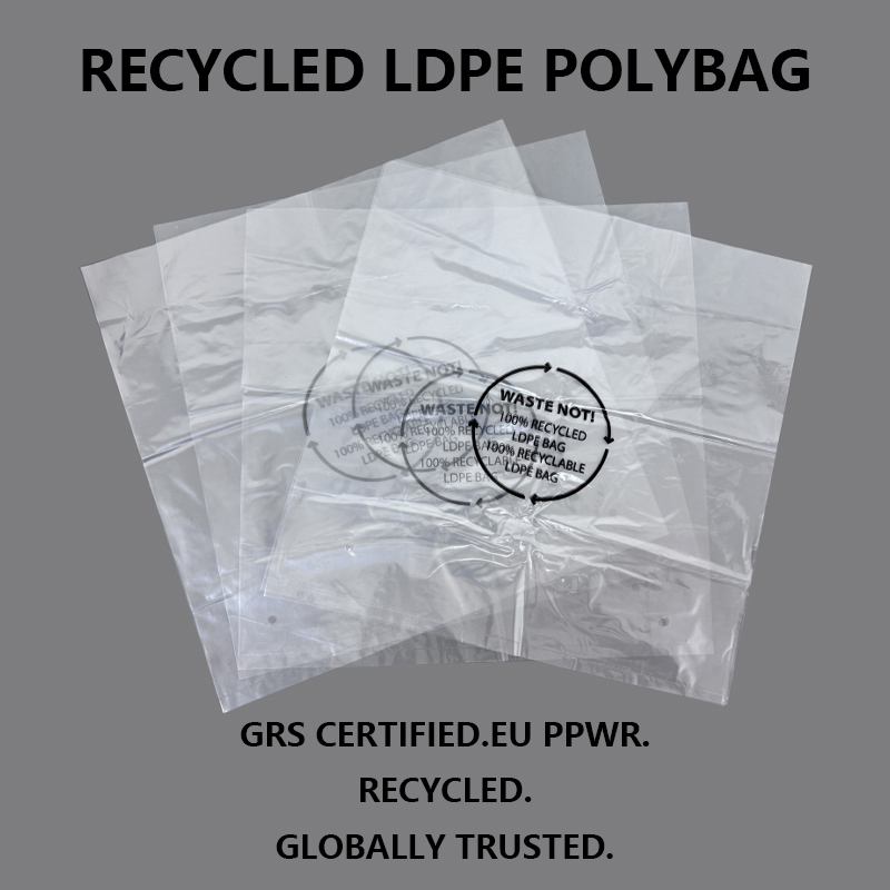 Tas Kemasan LDPE Daur Ulang sing Disertifikasi GRS Ndhukung Solusi Kemasan sing Sustainable lan Bisa Didaur Ulang
