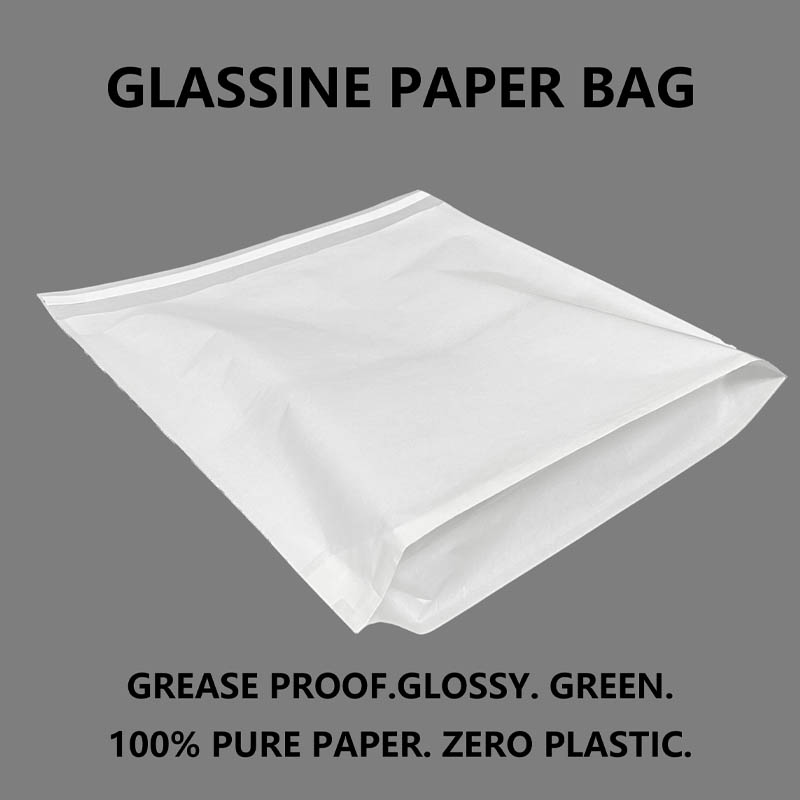 Tas Kertas Kaca Gusset Ngisor Ndhukung Inovasi Kemasan Bebas Plastik