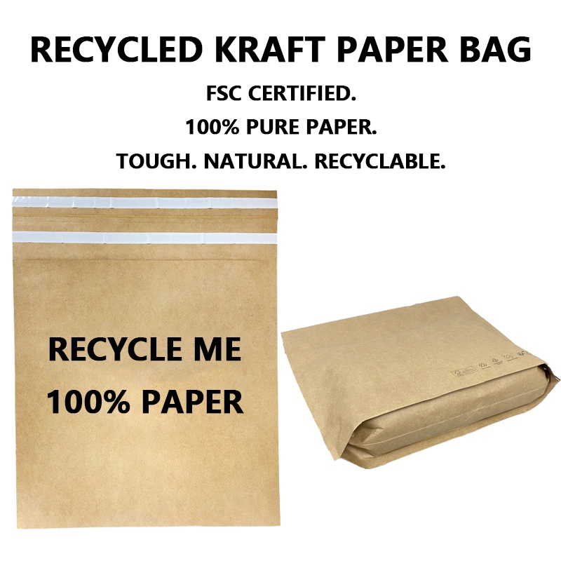 Zeal X ngluncurake Kantong Surat Kertas Kraft Daur Ulang Kanggo Nyukupi Panjaluk sing Tuwuh kanggo Kemasan E-commerce sing Sustainable