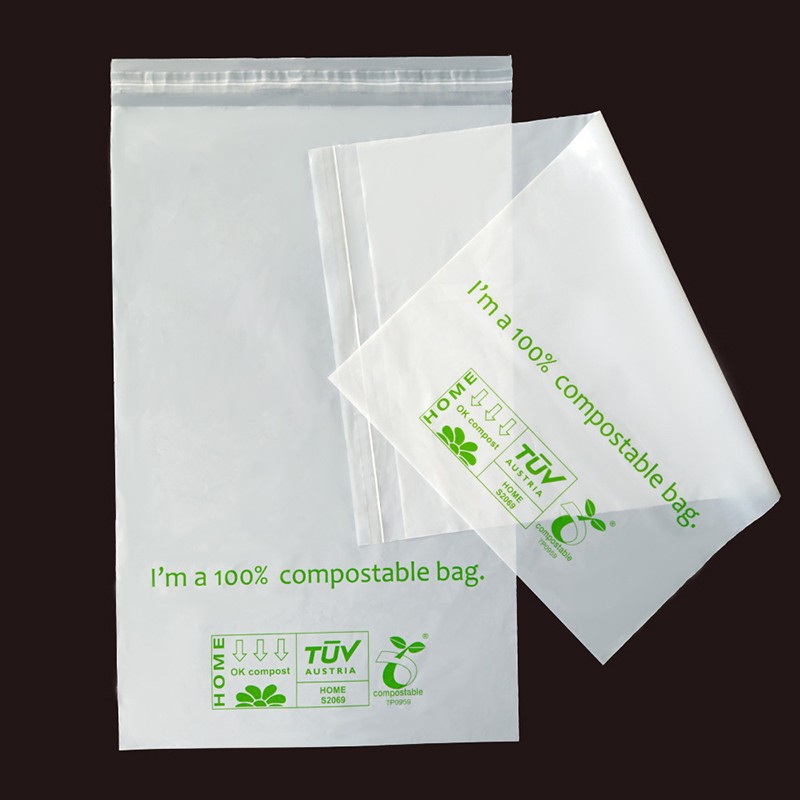 Tas self-adhesive biodegradable